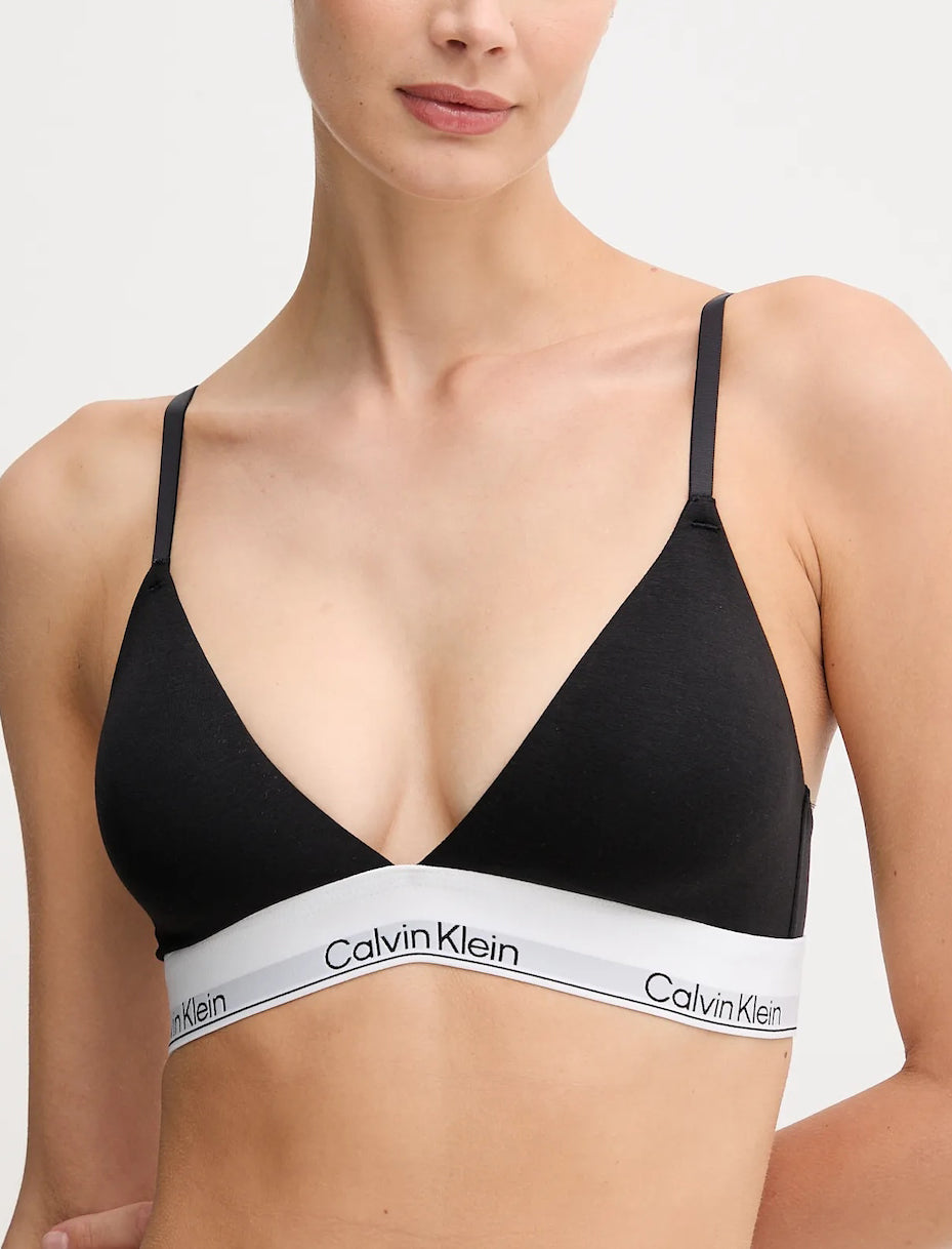 Reggiseno a triangolo Calvin Klein Underwear LV00QF8498 nero Donna