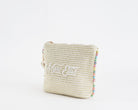 Pochette Marc Ellis Cassy Indy 26 Donna Variant 02 – vista laterale, profilo H.20×L.27×P.8 cm con manico removibile e tirazip logato

