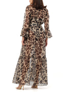 Copricostume ADORE' JOLIE Black Flowers