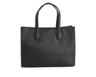 Borsa a spalla Marc Ellis Ceylan MF Donna – vista frontale, similpelle con chiusura zip e tracolla regolabile rimovibile BLACK
