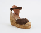 Vidorreta 0313V Espadrillas Camoscio Zeppa Fibbia Donna VIDORRETA Testa di Moro