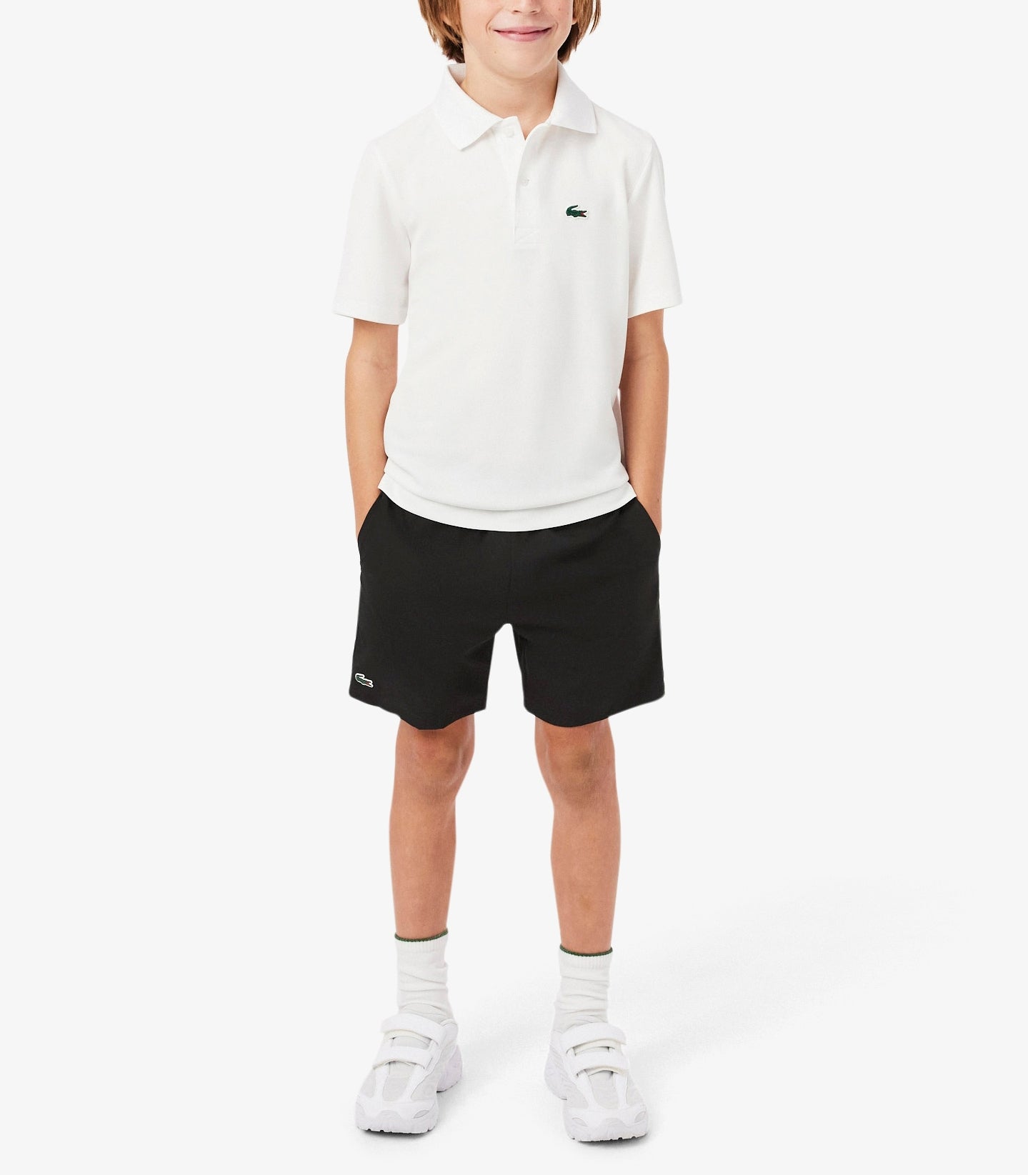 Shorts Lacoste GJ0829-031 Nero Unisex bambino