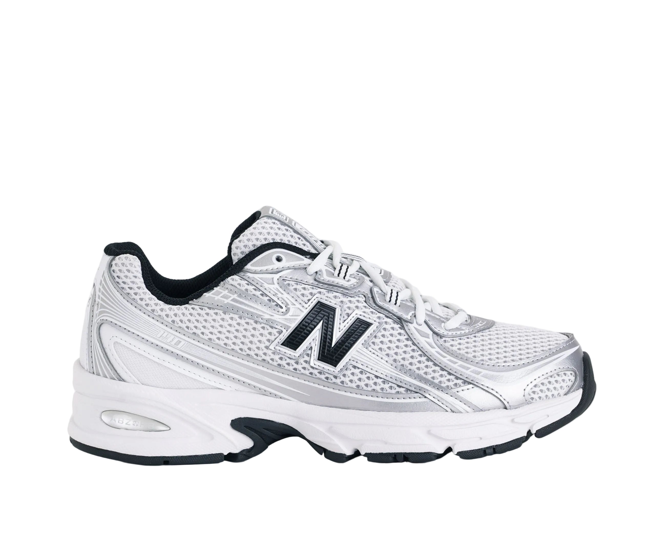 Sneakers Lifestyle New Balance 740 U740NW2 White/Silver metallic/Black Unisex Uomo Donna