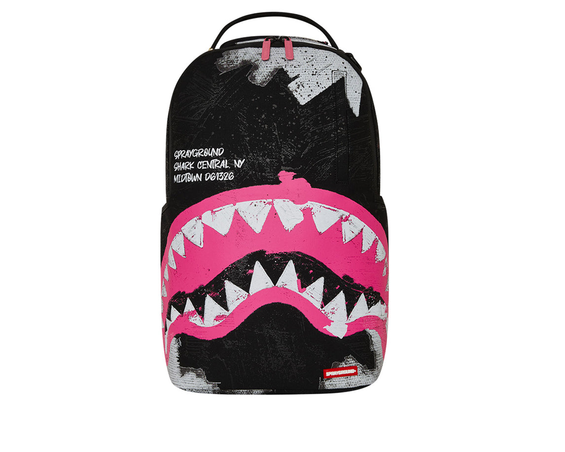 Zaino SPRAYGROUND Shark Central Sorbet Hand Painted Dlx-Cotton 910B7631NSZ Unisex Uomo Donna