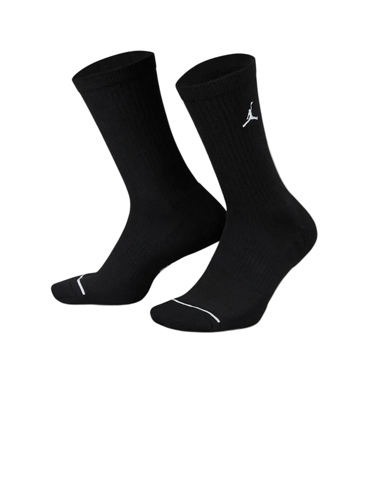 Calze di medi lunghezza (3 paia) Nike Jordan DX9632-010 Black/(White) Unisex Uomo Donna