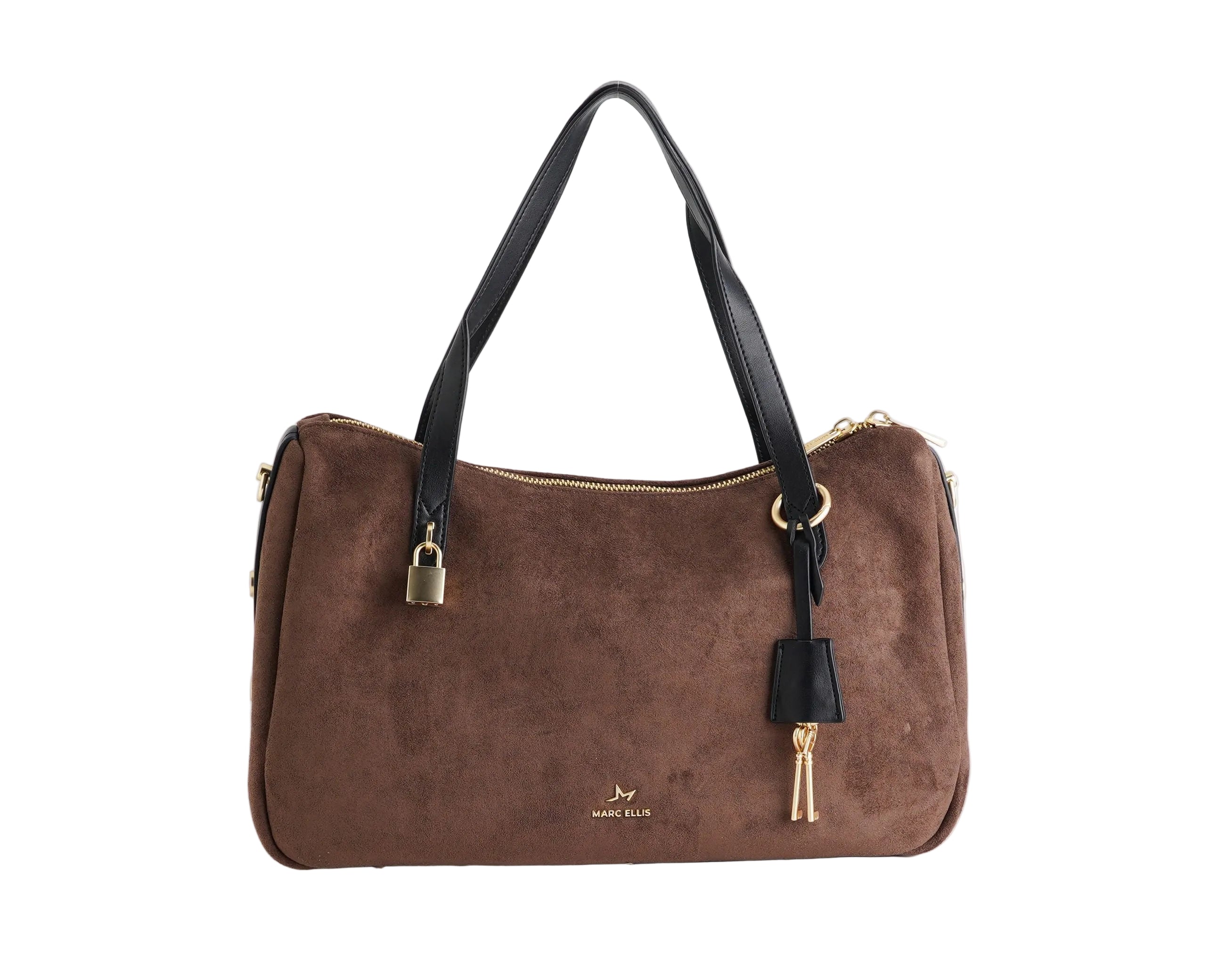 Borsa a spalla Marc Ellis Robynne Key Chocolate Donna