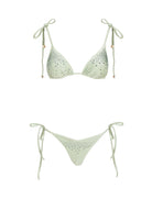 DIAMOND BIKINI ISABEL BEACHWEAR Pistache