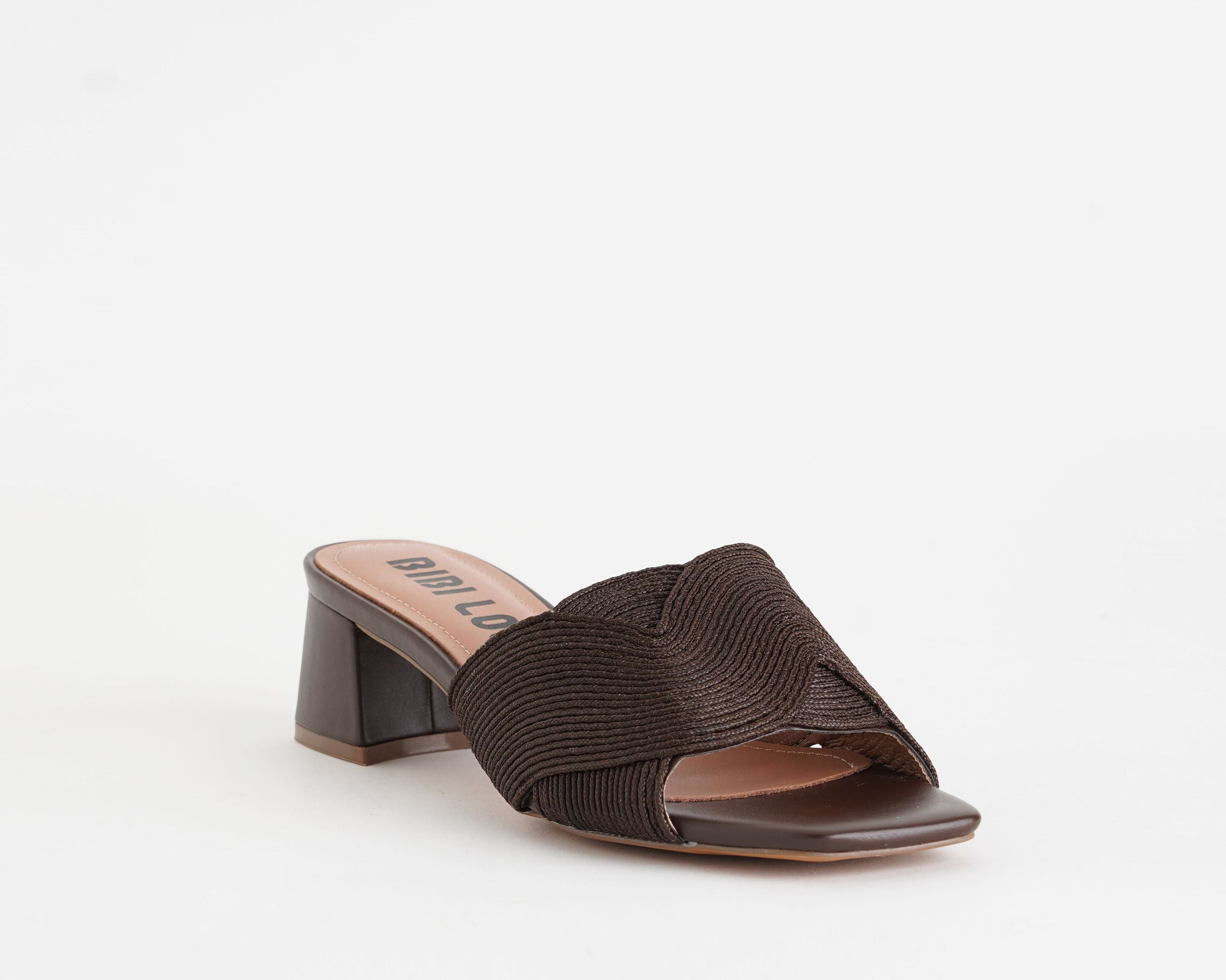 Sandali con tacco Bibi Lou 879Z94HG da donna, tomaia in tessuto e similpelle, tacco 45 mm
