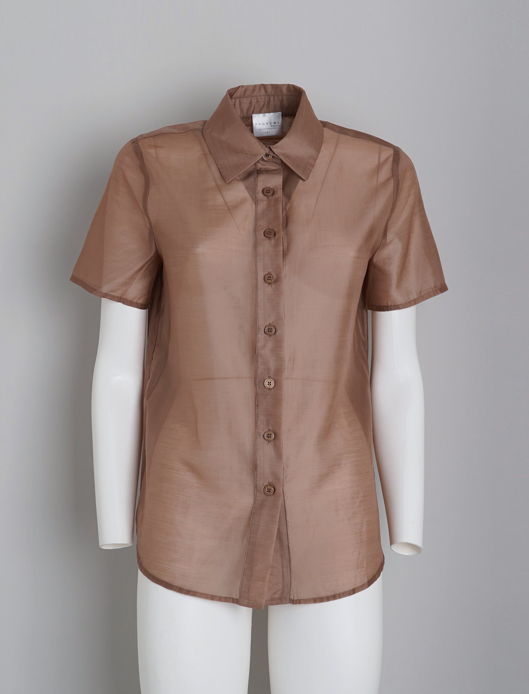 Camicia Anonyme Tencel Summer Shirt P16SB239 Nut