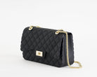 Borsa a tracolla Marc Ellis Flat Falcon M 26 Donna Black Light Gold - Vista laterale