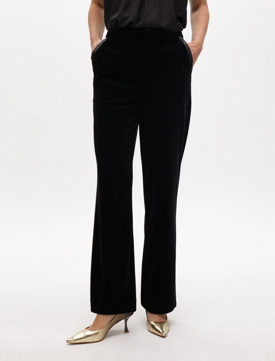 Pantaloni dritti LOLA CASADEMUNT LLF2514005 Nero Donna