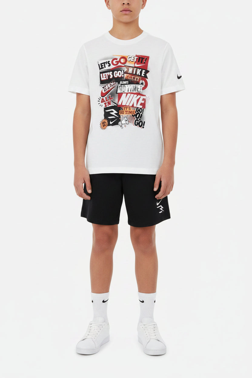 Set T-Shirt e Shorts Nike Collage 9Q1426-001 Bambino