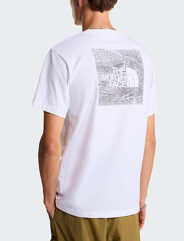 THE NORTH FACE NF0A8GV2FN41 T-Shirt NSE Box Regular colore Bianco (TNF White) 