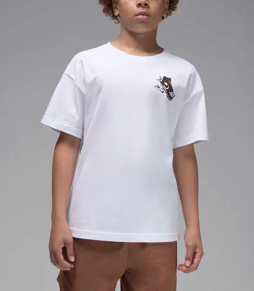 T-Shirt Jdb Has Landed Ss T95F279 Bianco Unisex bambino