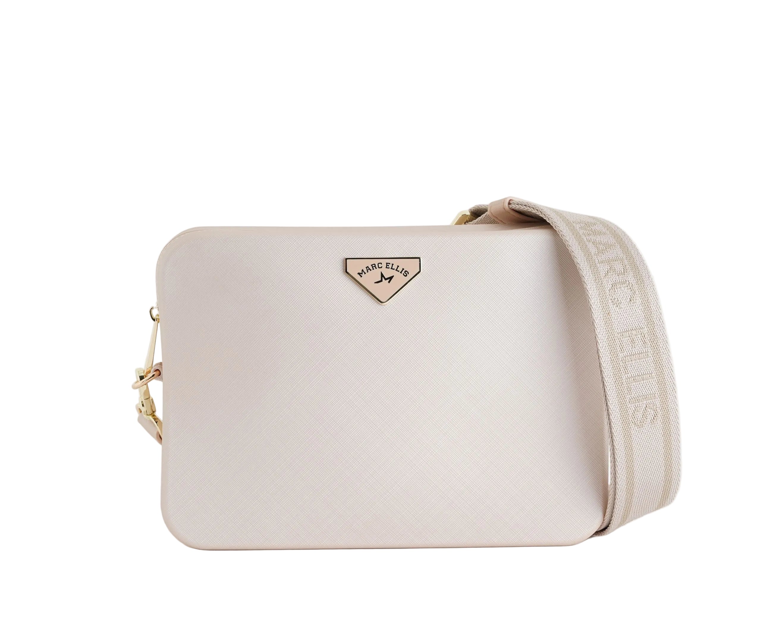 Borsa a tracolla Marc Ellis Flat Flowe Donna Light Tan Light Gold - Vista frontale