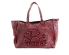 Borsa mare in cotone canvas Sundek AW030ABCV400 Deep Scarlet