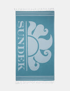 Telo mare Fouta Jacquard con logo Sundek AM401ATC1000 Blue Grass