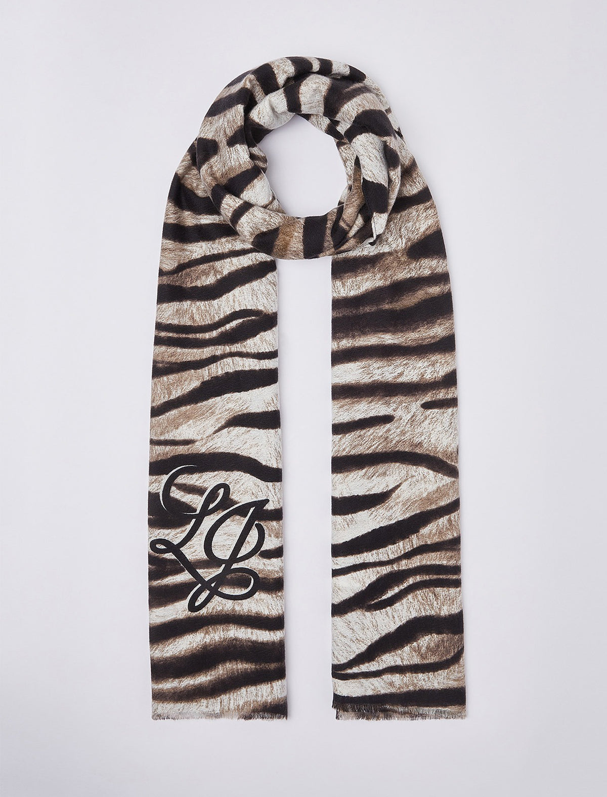 Stola Animalier Zebrata Liu Jo 2F6067 T2745 Cammello