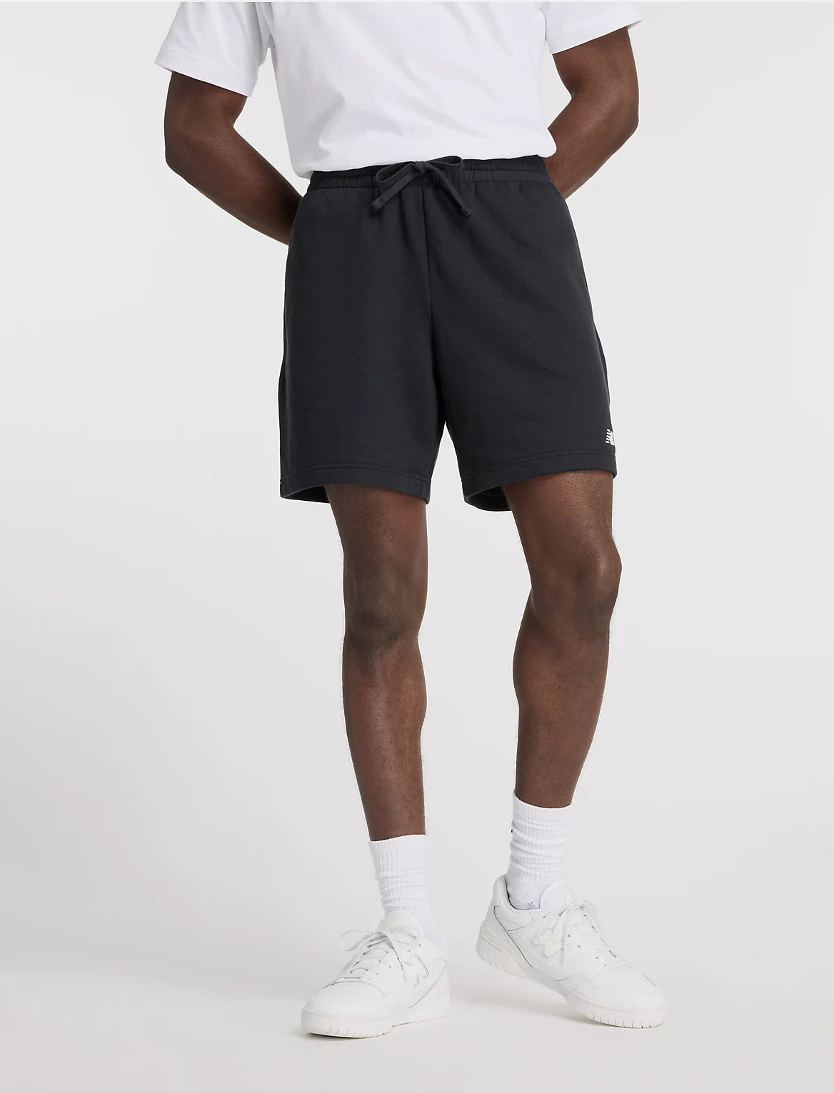 Shorts New Balance Sport Essentials French Terry 7 MS41520BK Black Uomo