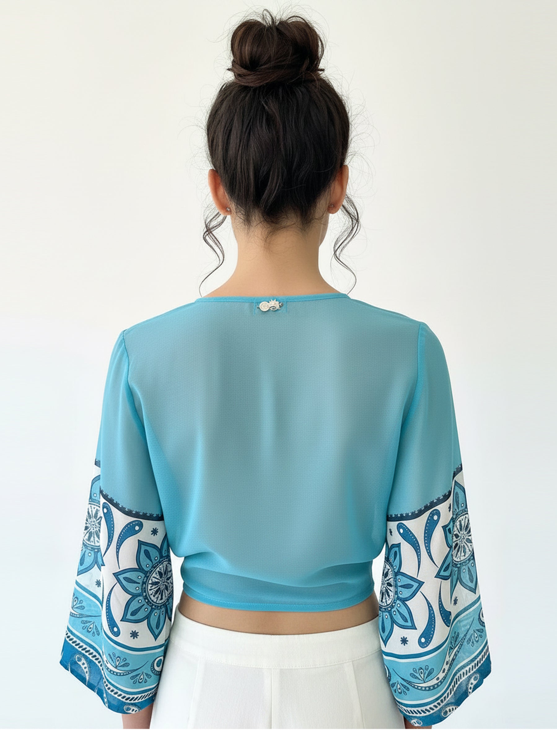 Camicia Georgette Cqraggi CQF39-42 Fantasia