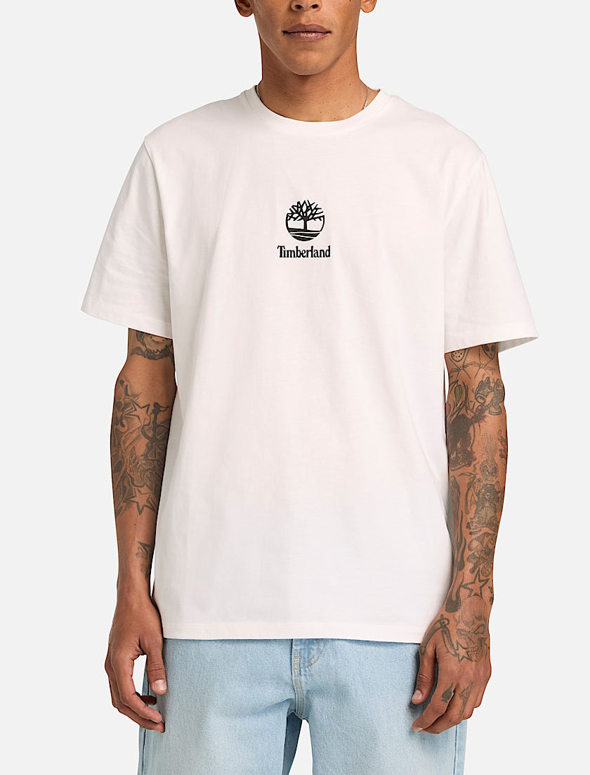 T-Shirt Timberland Stack Logo TB0A6WWT1001 White Uomo
