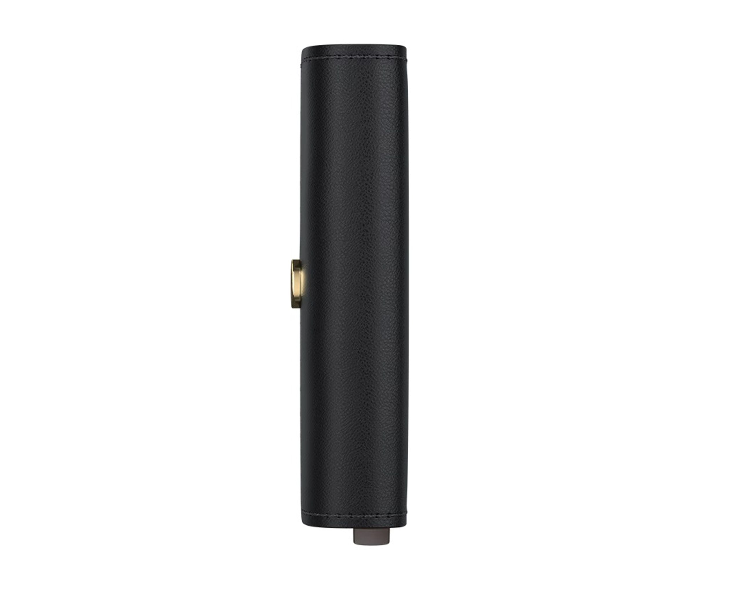 Portafoglio Secrid EOR-Black colore Black – envelope wallet in pelle con protezione RFID e chiusura a bottone
