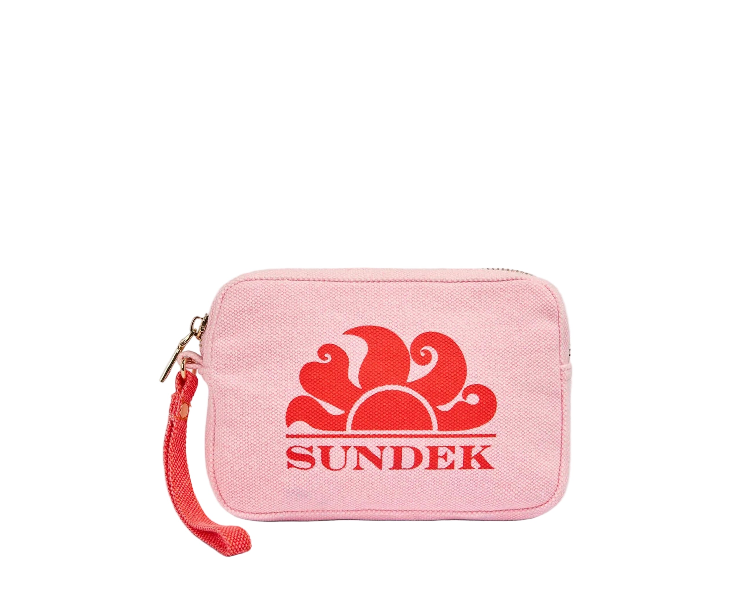 Pochette Sundek effetto stone washed AW910ABCA600 Quartz Pink