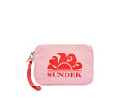 Pochette Sundek effetto stone washed AW910ABCA600 Quartz Pink
