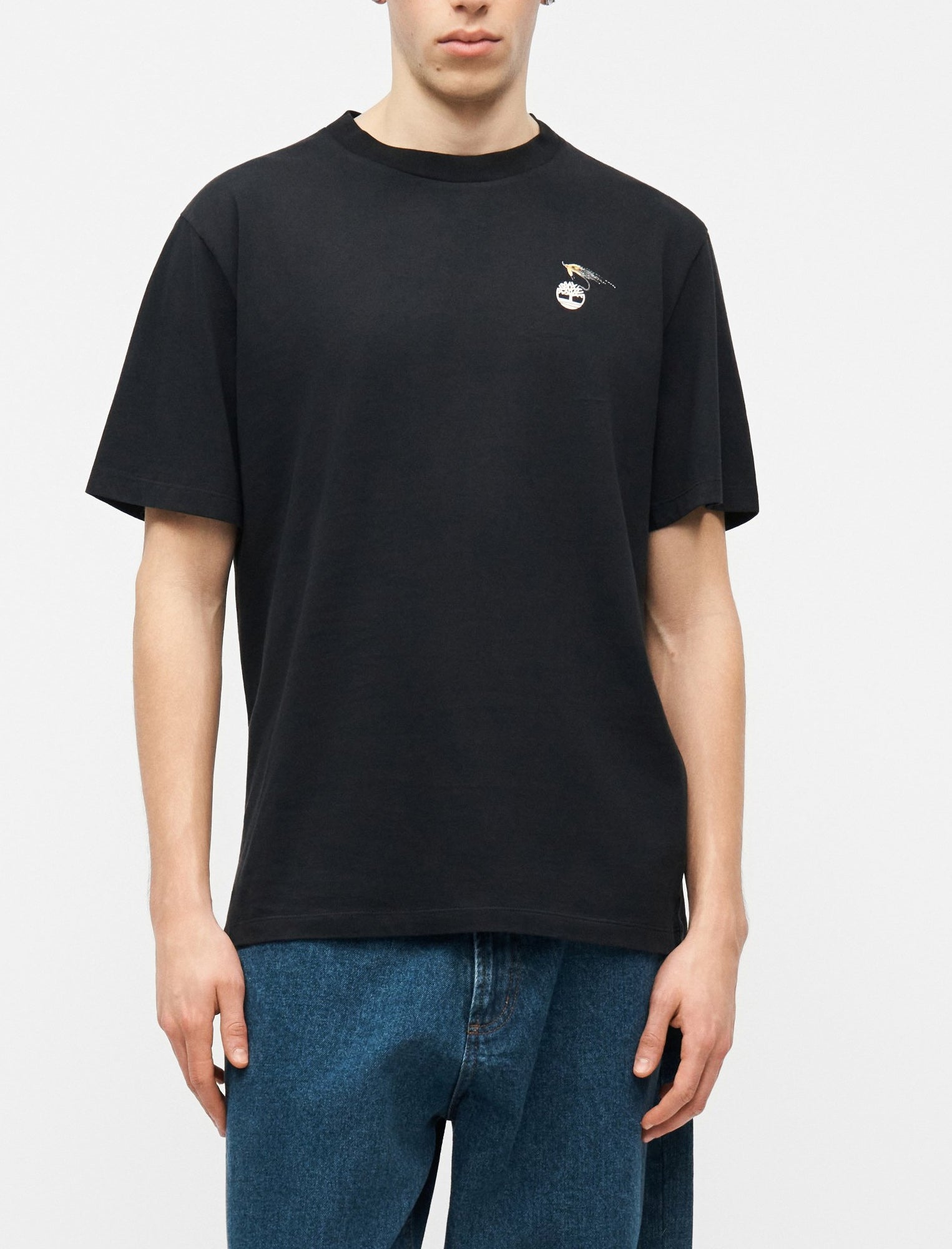 T-Shirt Timberland Slogan Tee TB0A5M840011 Black Uomo