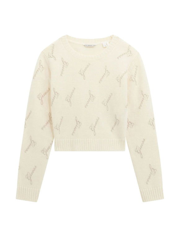 Pullover con stampa GUESS J5BR28 Grey Bambina