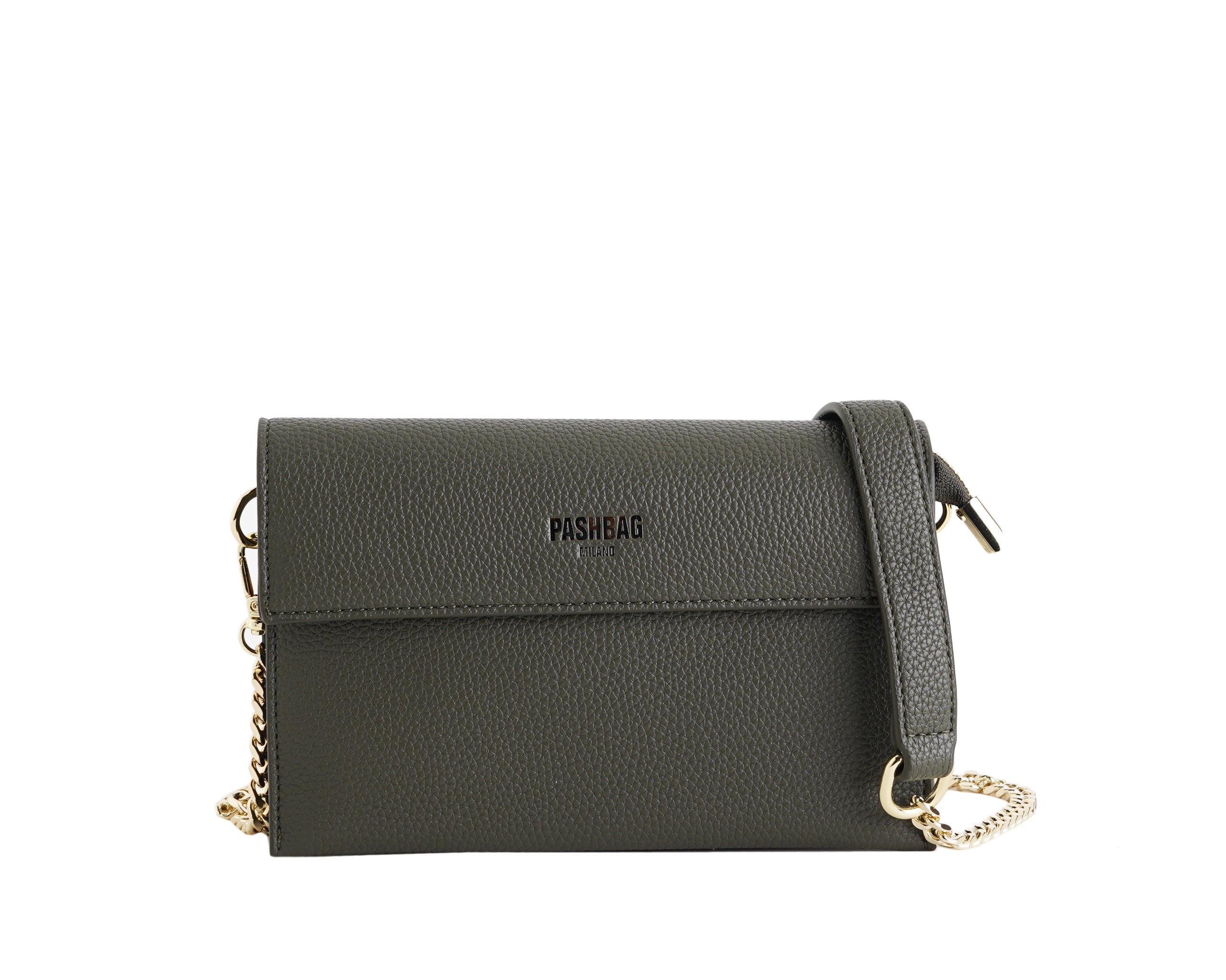 Borsa a tracolla PASH BAG mod.Odette 18339-LIK-W5M-P Verde oliva Donna