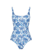 Costume Intero Twinset 261LMMD00 Bianco/Blu 