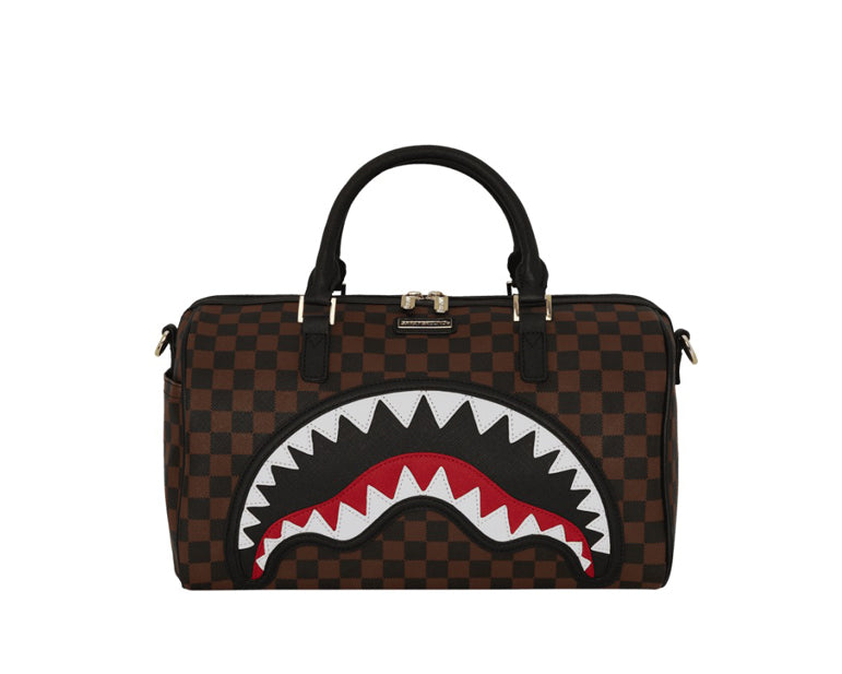 Borsa a bauletto SPRAYGROUND Sawtooth Sharks In Paris Mini Duffle 910D7837NSZ Unisex Uomo Donna