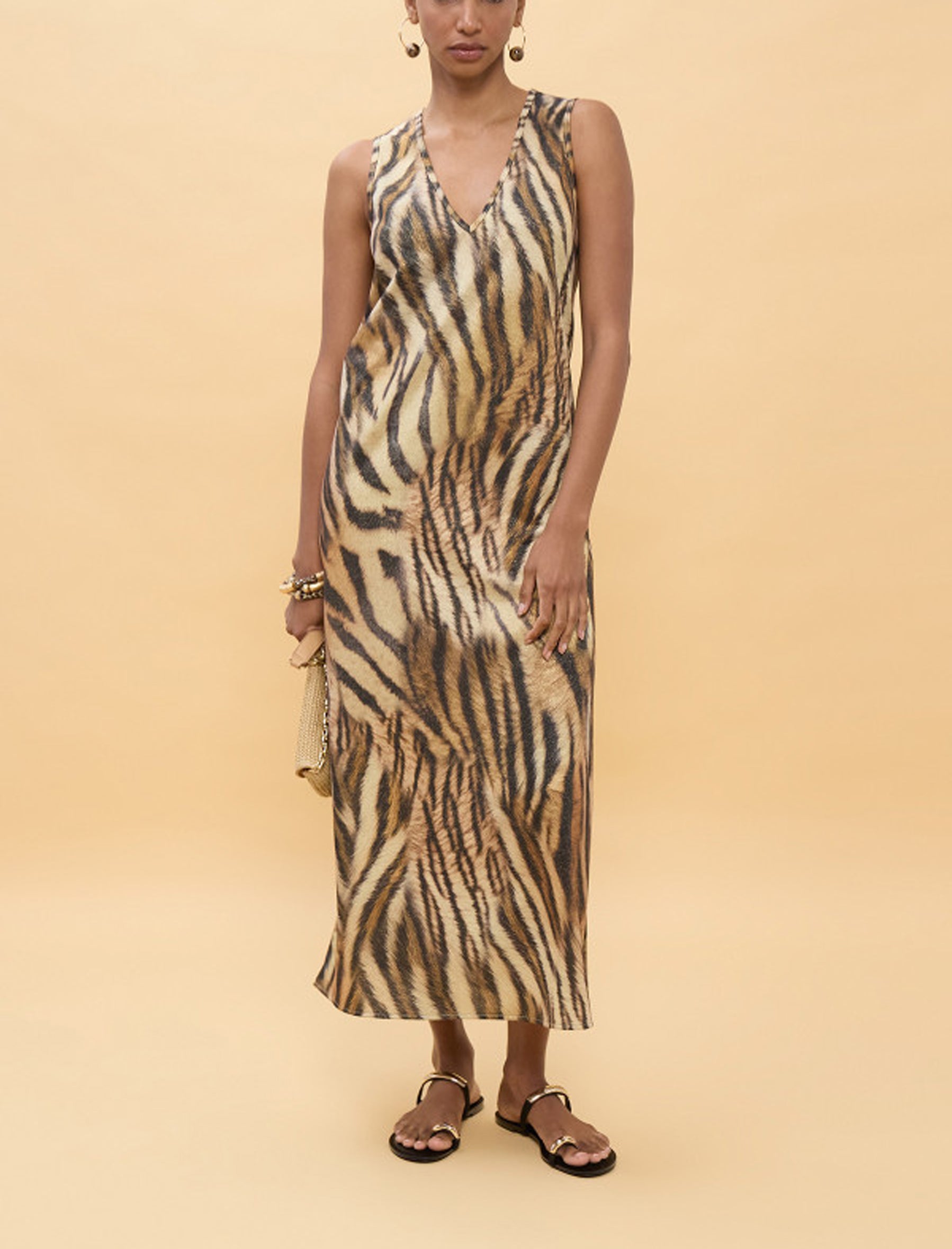 Abito elegante Lola Casademunt LS2616038 Marrone-Nero