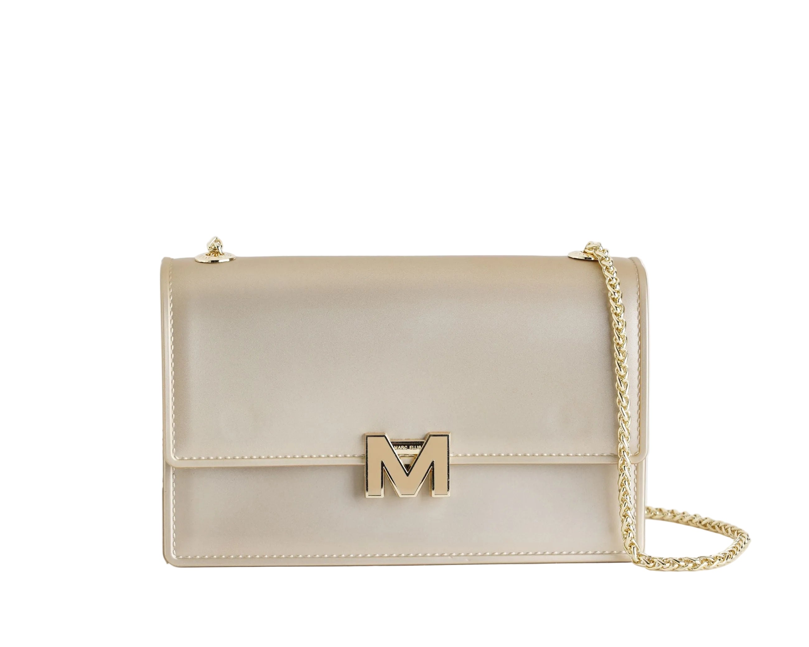 Borsa a spalla Marc Ellis Supermee M Gold – Vista frontale