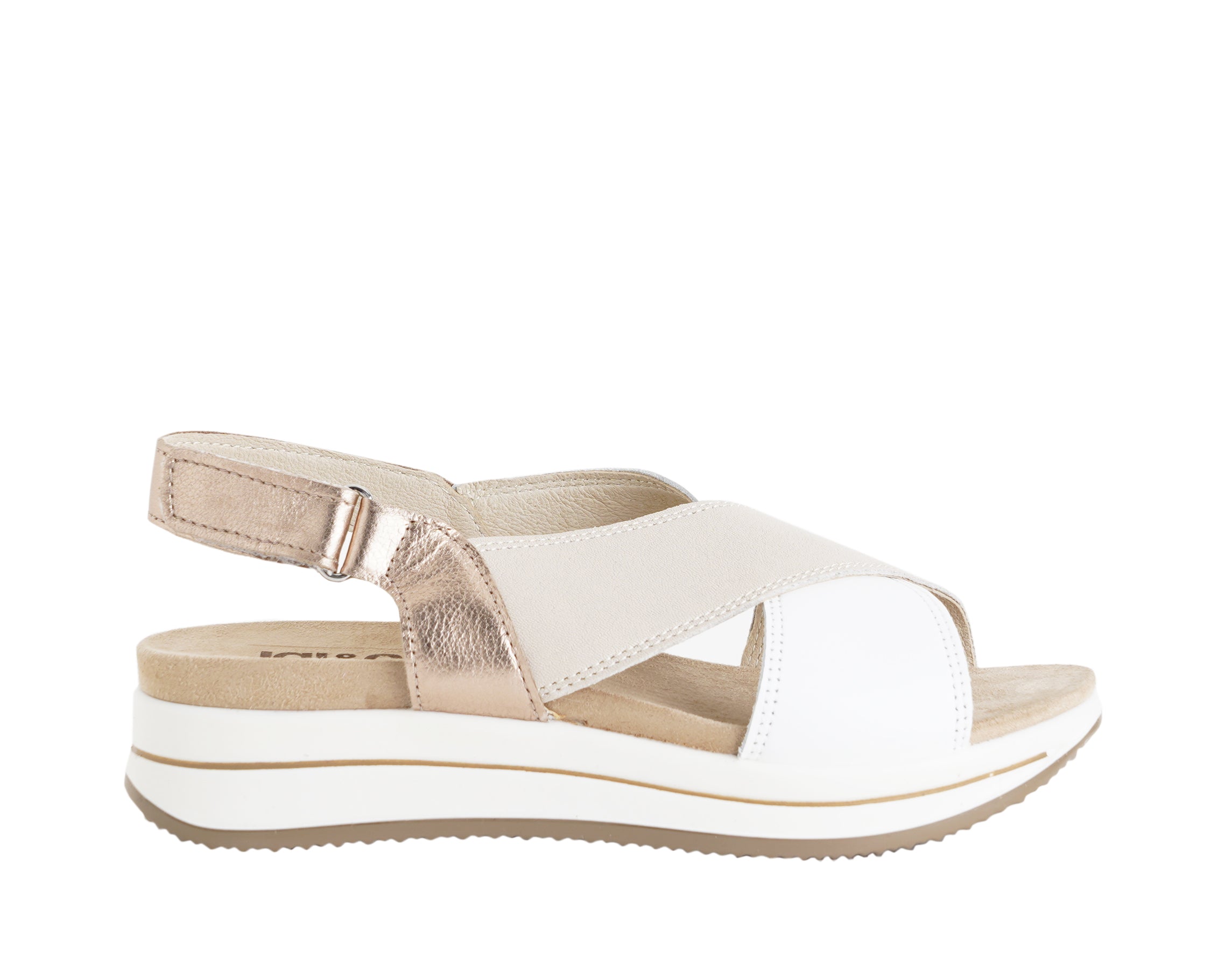 Sandalo con zeppa Donna