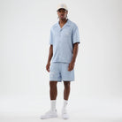 Pantaloncini New Era New York Yankees MLB Woven 60856158 uomo colore azzurro Pastel Blue (450)
