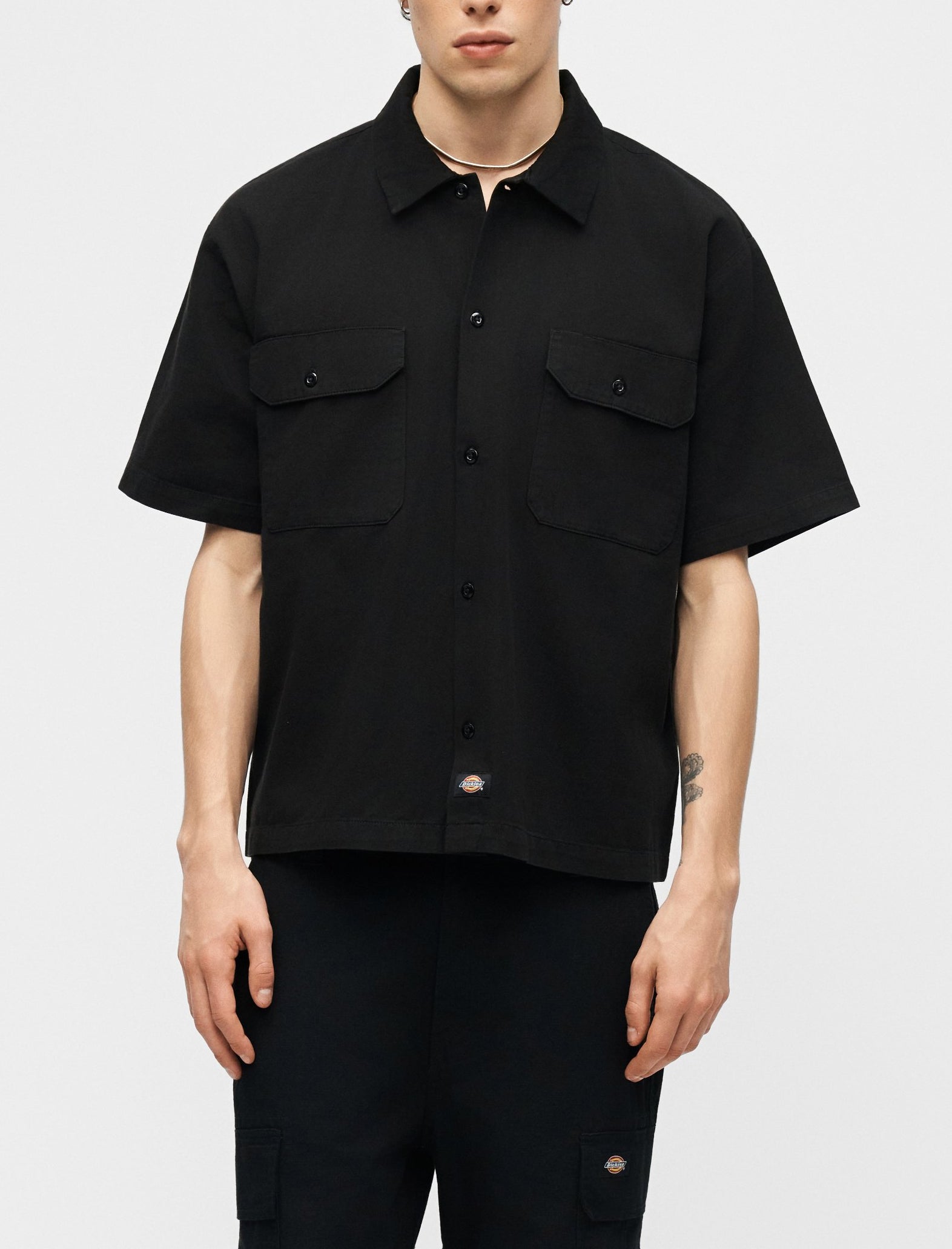 Shirt Dickies 247 Gd Work Shirt  Black DK0A88N9BLK1 Uomo