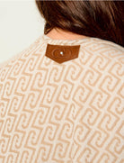 Poncho Liu Jo New Logo Chain 2F6038 T2742 Burro