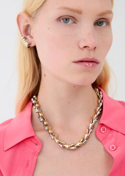 Collana Nalì elementi goccia EMCL1101 Oro/Argento