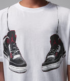 Jordan Hanging AJ3 T-Shirt White 95F483-001 – T-shirt bambino unisex grafica Air Jordan 3