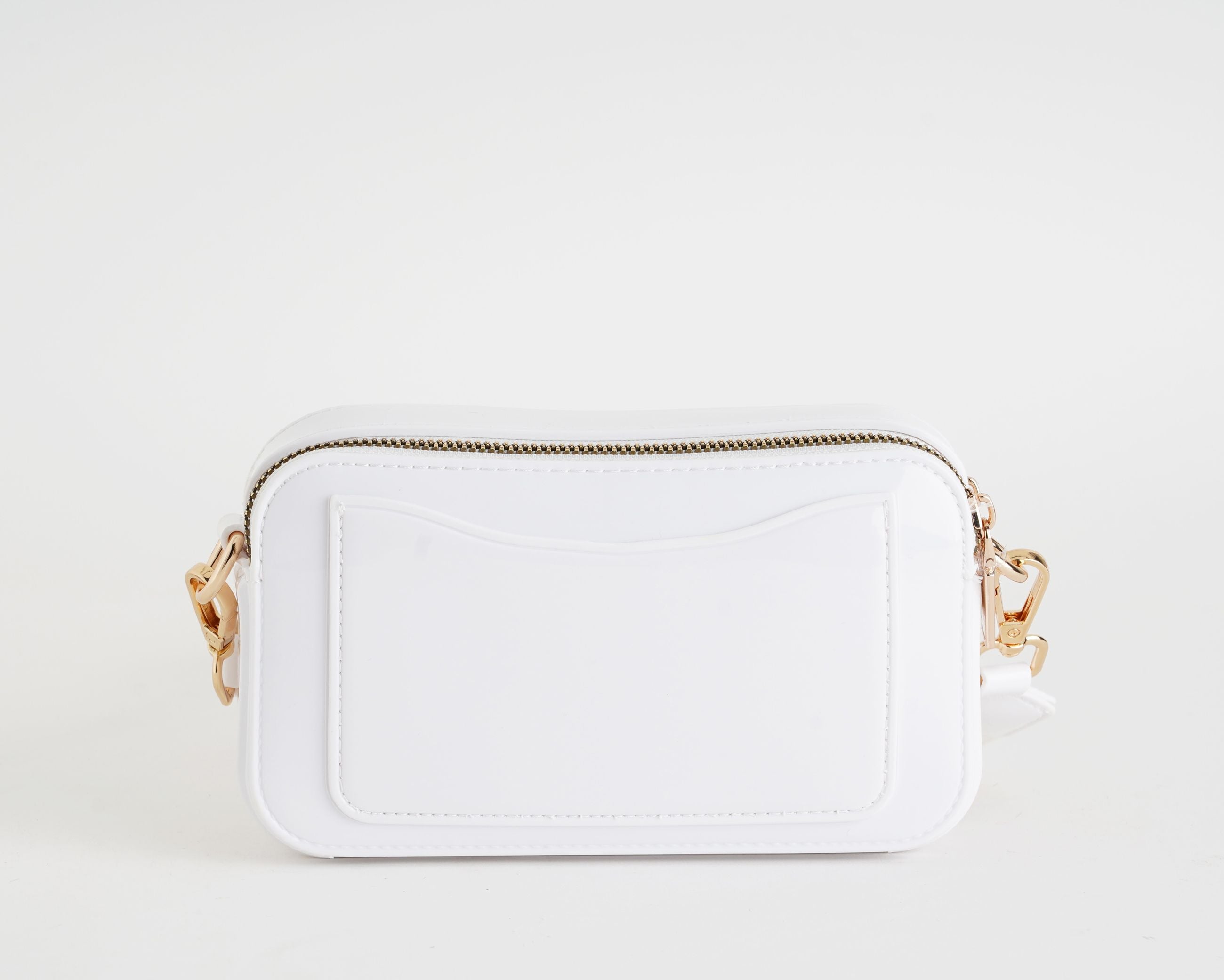 Borsa a tracolla in vernice Sensi 023/B Bianco