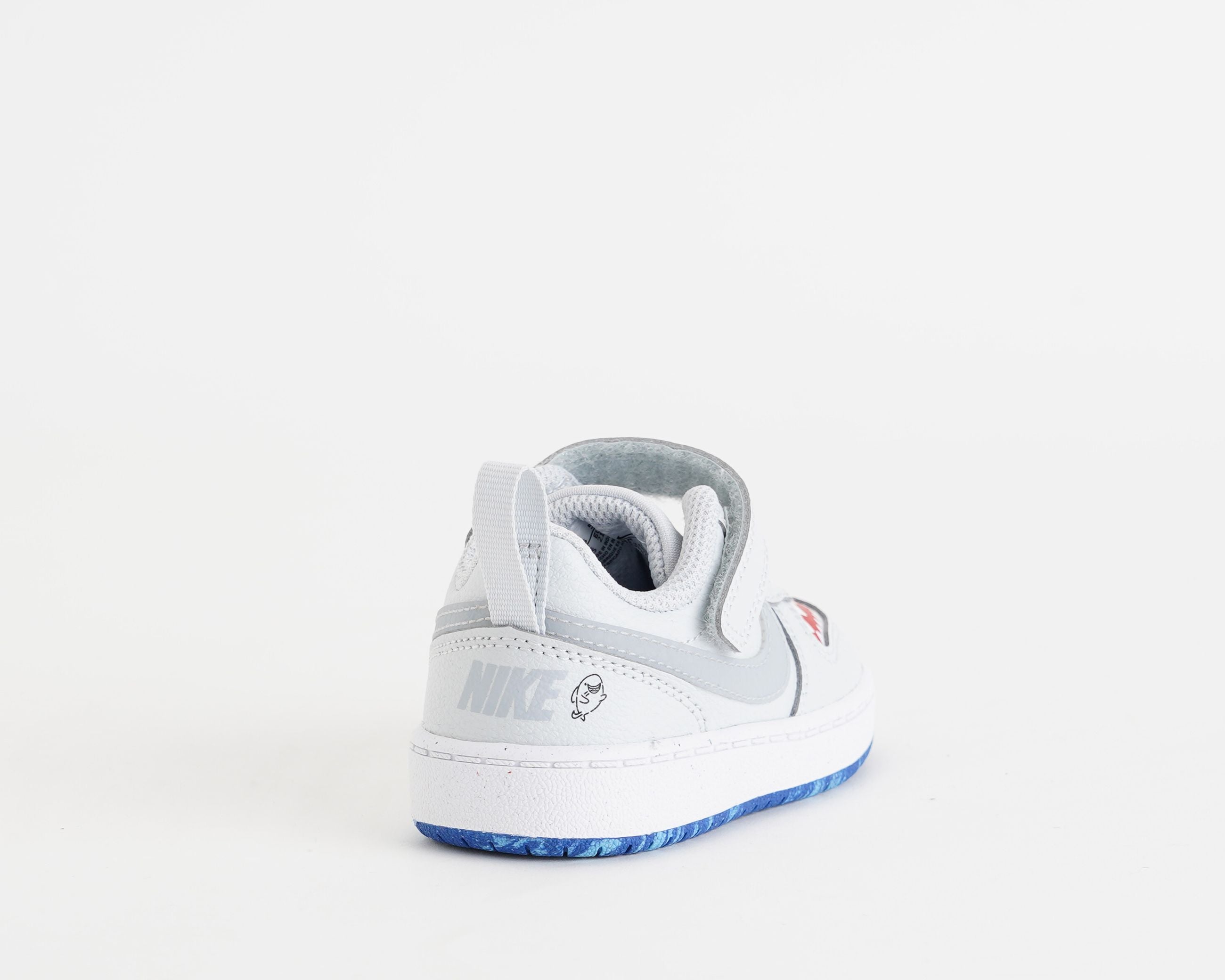 Sneakers Nike Court Boroug Low IO1662-001 Pure Platinum/Wolf Grey-Univ Red-Game Royal-Football Blue