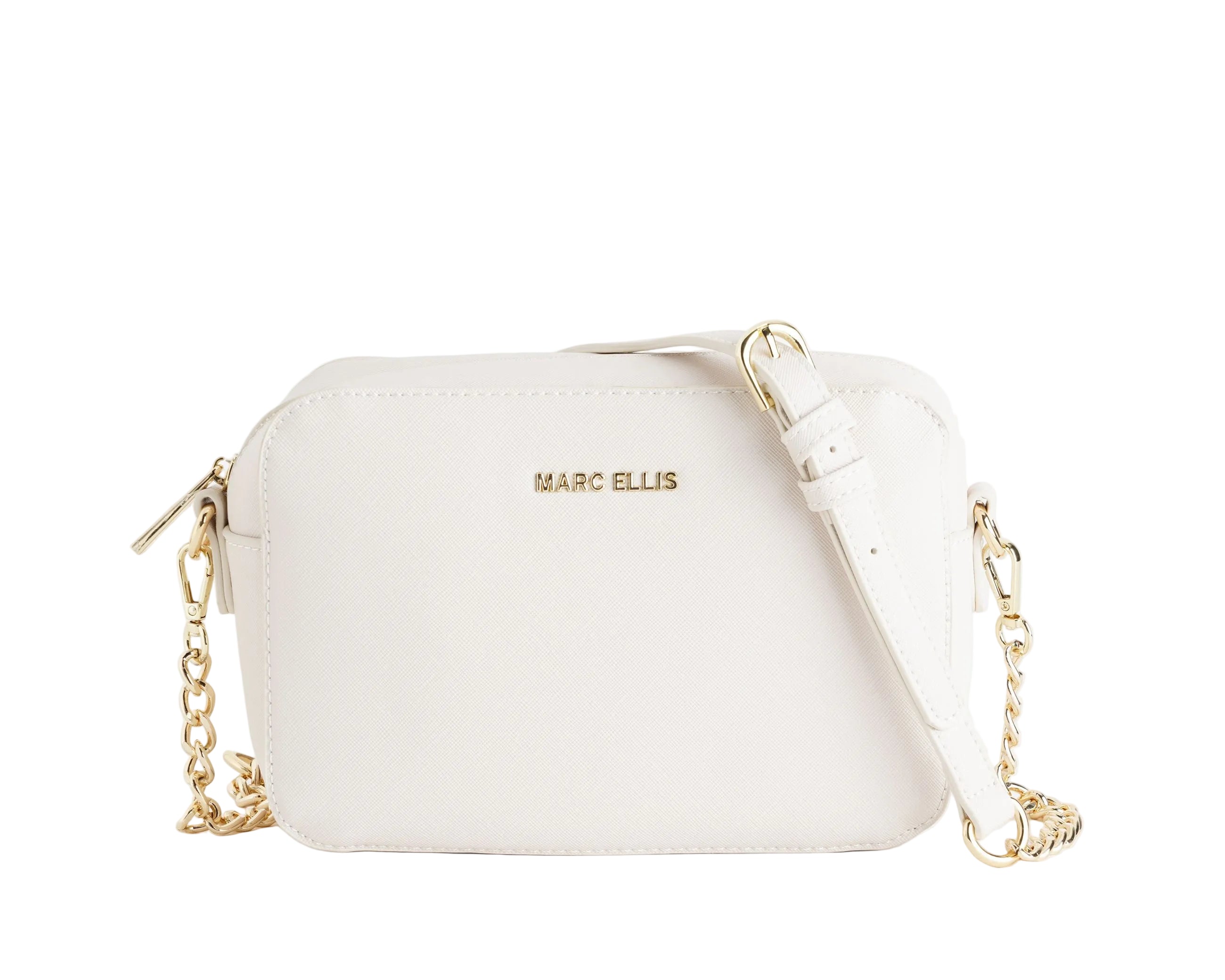 Borsa a tracolla Marc Ellis Peyton MF Donna Milk – Vista frontale