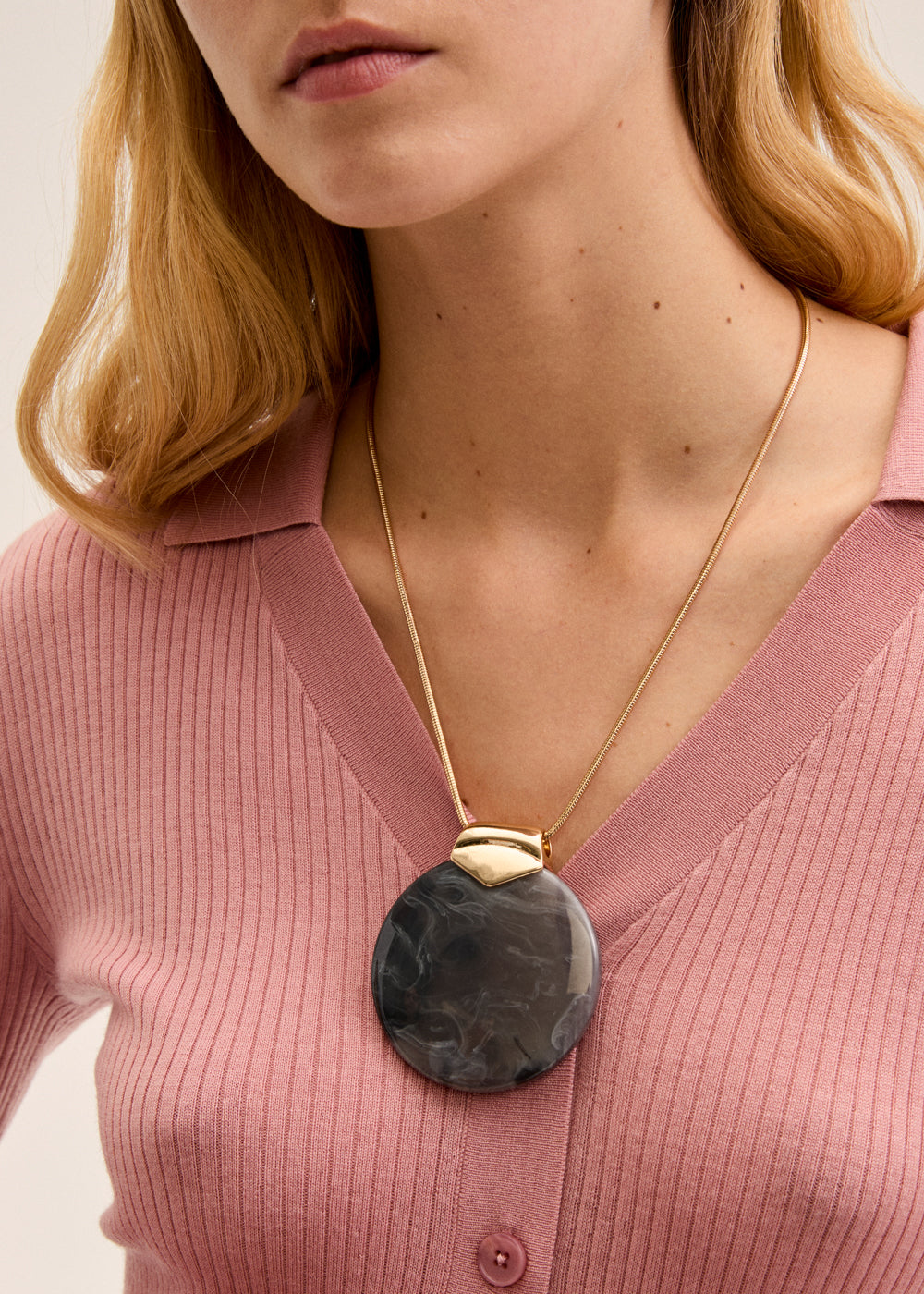 Collana NALI' NOA PENDENTE OVER DUCL0064 Grigio Donna