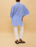 Camicia corta oversize Lola Casademunt LS2616018 Blu