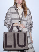 Borsa L Tote Liu Jo 2F6037 T0300 Testa di Moro