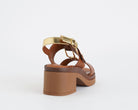 IGI&CO 1193411 sandali tacco donna pelle colore Cuoio Oro