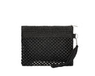 Mini Pochette Me Fui SW0055BK in rafia Nero Donna