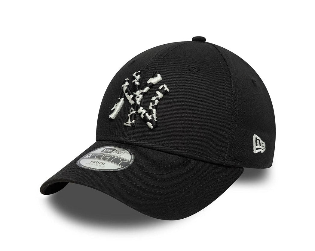 Cappello New Era 9Forty New York Yankees MLB Animal 60771787 Nero Bambino